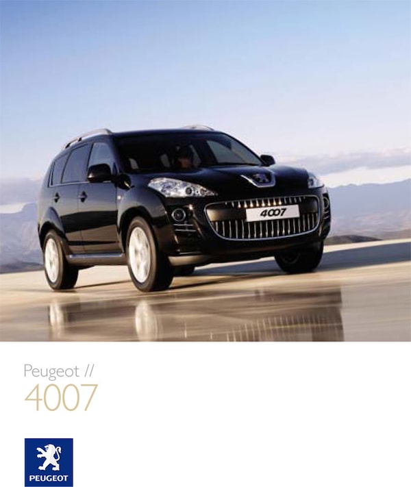 Brochure Peugeot 4007 2009