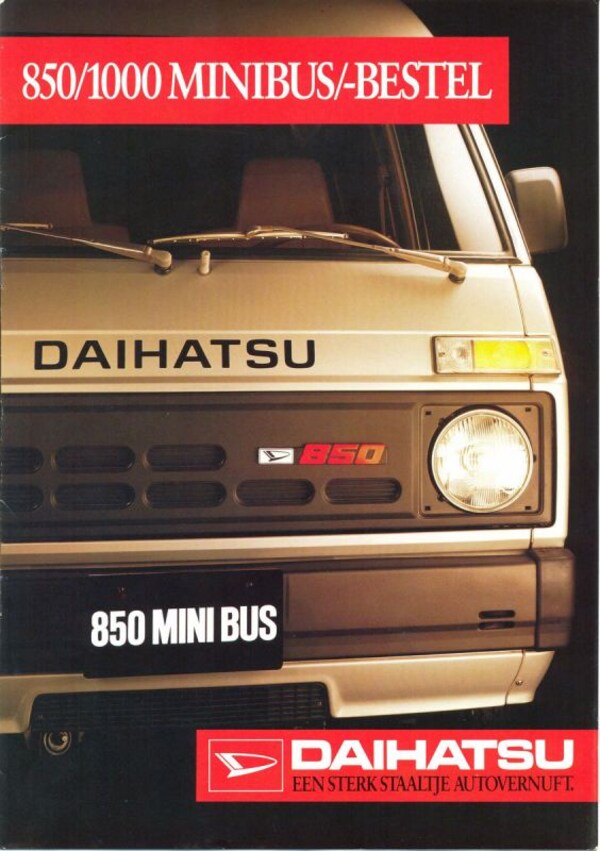 Brochure Daihatsu Minibus 1985