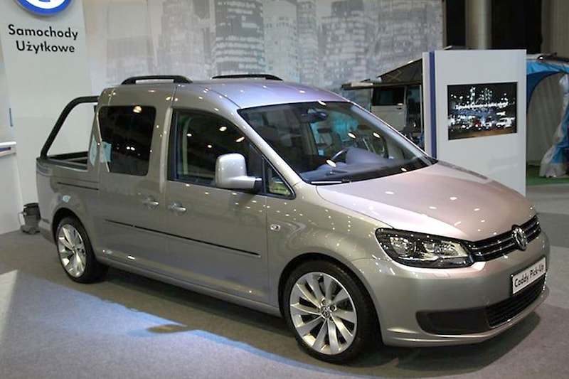 VW toont Caddy pick-up op Poznan autoshow