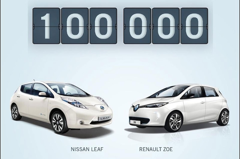 Renault-Nissan bouwt 100.000ste EV