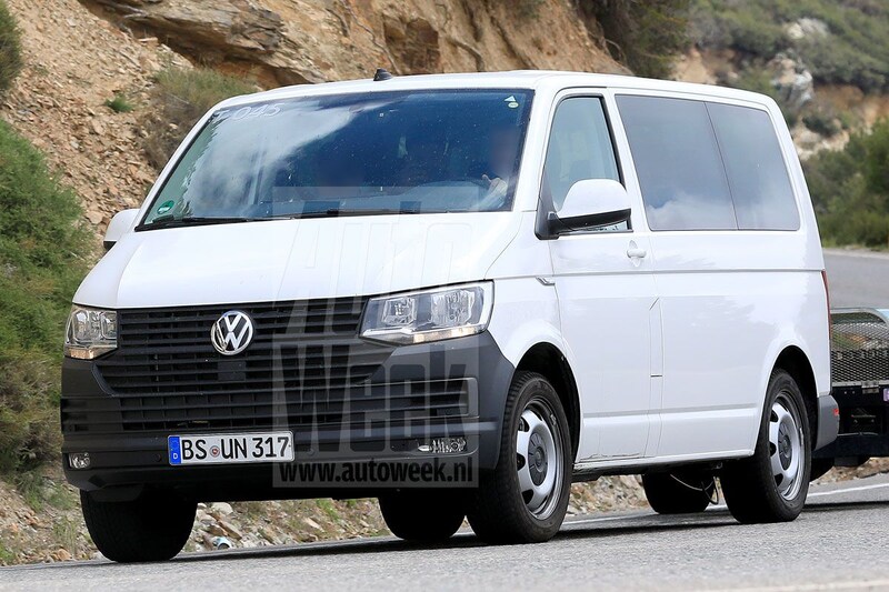 Volkswagen Transporter spyshots T7