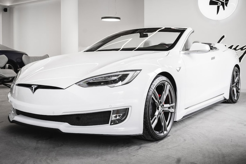 Tesla Model S cabrio