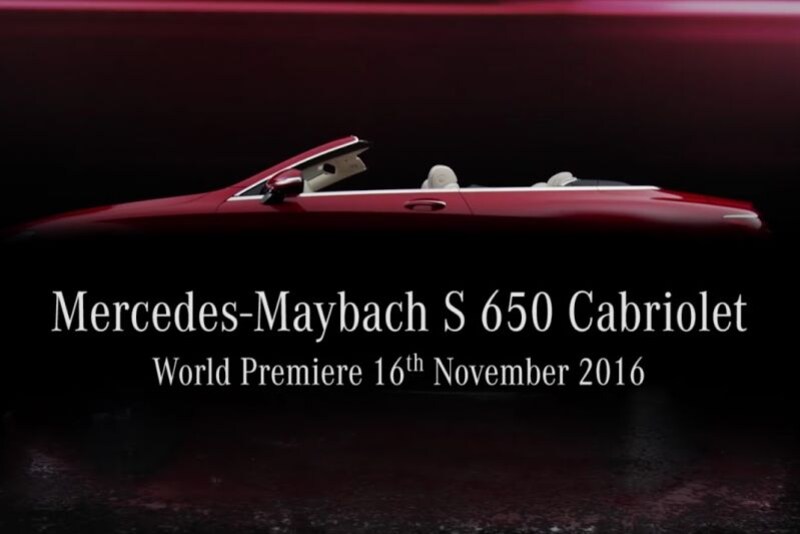 Mercedes-Maybach S 650 Cabriolet op komst