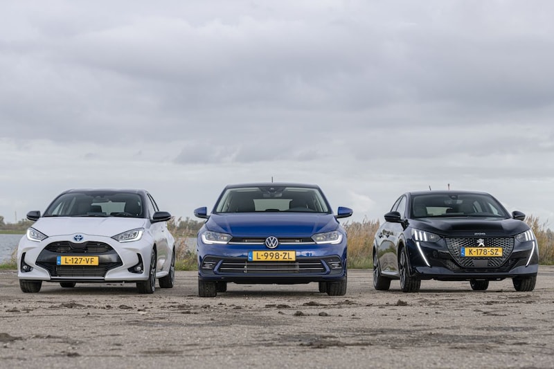 Toyota Yaris, Volkswagen Polo, Peugeot 208 trio B-segment