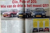 Renault Clio 16v vs. VW Polo G40 vs. Peugeot 205 GTI - Uit de Oude Doos