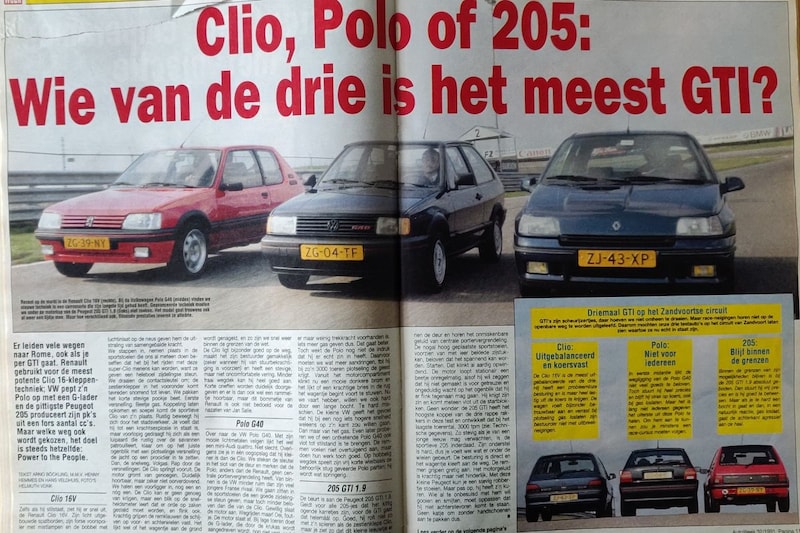 Clio, Polo, 205