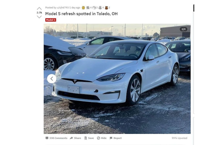 Tesla Model S stuurwiel Reddit