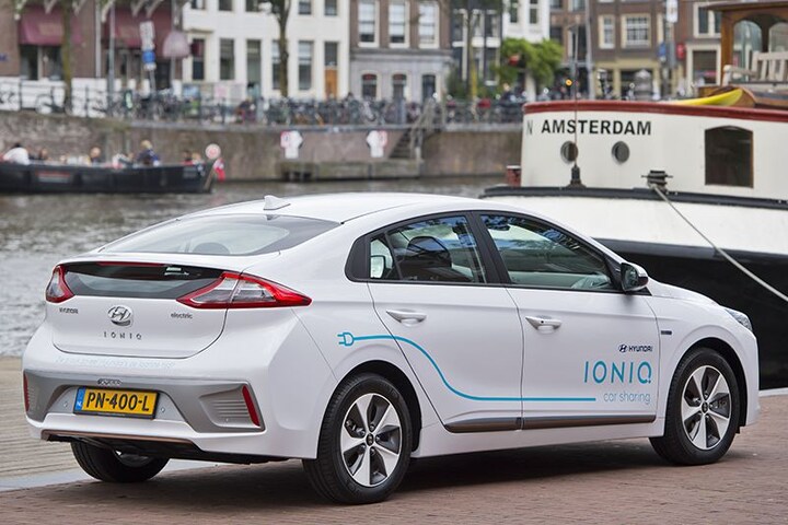 Hyundai Ioniq autodeelprogramma Amsterdam