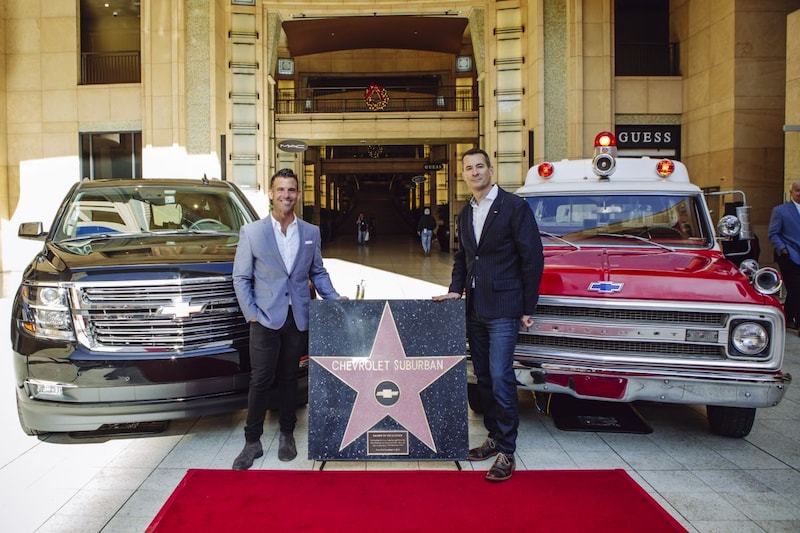 Chevrolet Suburban Hollywood ster Walk of Fame ste