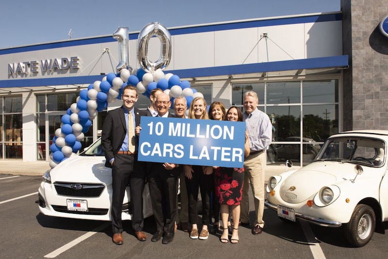 Subaru tien miljoen verkochte auto's VS