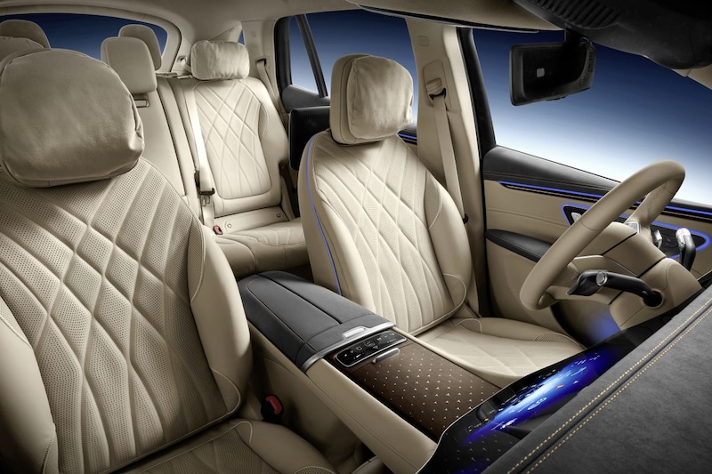 Mercedes-Benz EQS SUV shows complete interior