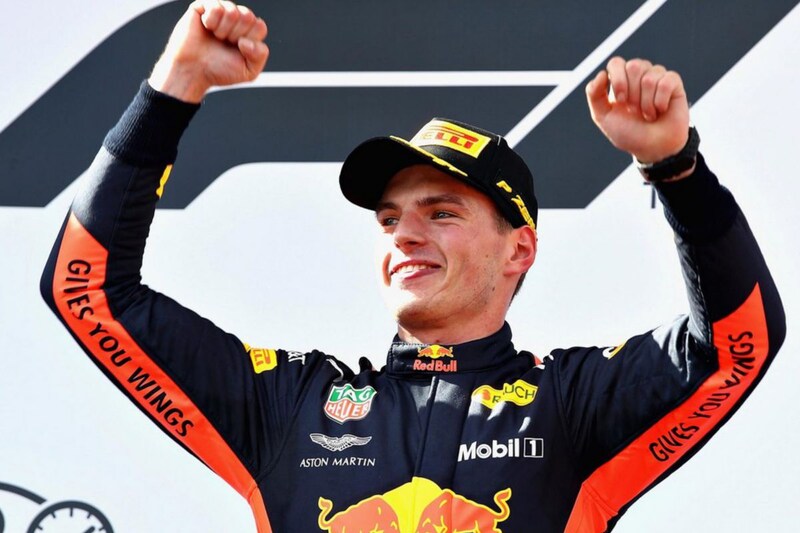 Max Verstappen Red Bull Formule 1 racen 2018