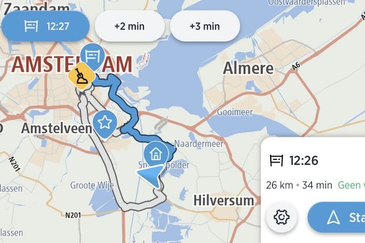 Navigatie apps TomTom AmiGO