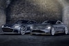 Aston Martin DBS Superleggera en Vantage in Bond-stijl