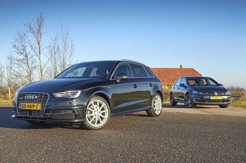 Audi A3 E-tron - Volkswagen Golf 1.4 TSI GTE - Occasiondubbeltest