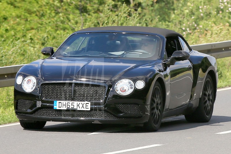 Bentley Continental GTC Spyshots