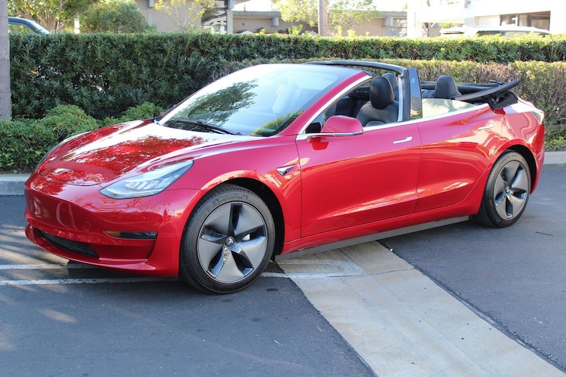 Tesla Model 3 cabrio