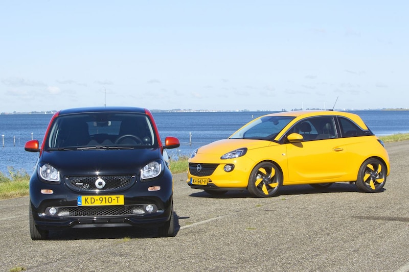 Smart Forfour Brabus Xclusive - Opel Adam 1.0 Turbo Unlimited