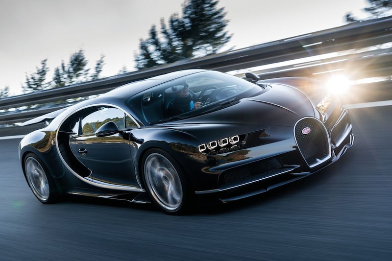 Snelheidsgrens Bugatti Chiron nog niet in zicht