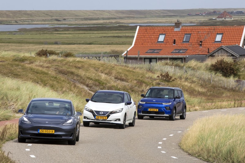 EV's elektrisch rijden bijtelling Nederland Tesla 
